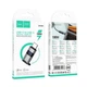 Перехідник Hoco UA44A (USB-C male to USB-C female) PD100 Вт з Type-C на Type-C LED дисплей Чорний - изображение 2