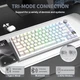 Механічна бездротова (Bluetooth + 2,4G) клавіатура з HOT SWAP Attack SHARK X820Ultra, 80 key, RGB, Shark Switch, Win/Mac OS, УКР/АНГЛ, White contour/Білий (X820ULTRAW) - зображення 5