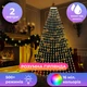 Смарт гірлянда на ялинку 2м 200 LED керування телефоном USB пульт святкова Smart новорічна Garlando - зображення 3