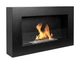 Біокамін BIOkominkiGMT 650х400 BOX чорний матовий (зі склом) - зображення 1