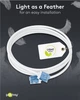 Патч-корд Goobay RJ45 UTP6a 3.0m patch Slim Ultra Flexi PoE+ Cu білий(75.07.4288) - зображення 8
