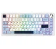 Клавіатура ігрова механічна Ajazz AK-820 MAX PLUS Wireless White RGB Day Dream 2.4G/Bluetooth/USB - зображення 1