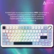 Клавіатура ігрова механічна Ajazz AK-820 MAX PLUS Wireless White RGB Day Dream 2.4G/Bluetooth/USB - зображення 7