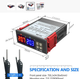 Терморегулятор цифровой DC 12V STC-3008 - изображение 3