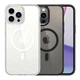 Прозорий чохол накладка Spigen Ultra Hybrid Magsafe для Apple iPhone 12 Pro Max Black - зображення 2