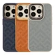 Противоударный Чехол Kajsa Briquette Collection Rhombus для iPhone 15 Pro Olive - изображение 2