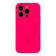 Чохол Glow Silicone Case Full Camera with Magsafe для iPhone 14 Pro Hot pink - изображение 1