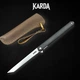 Ніж складний Karda J097 black handle tanto blade - изображение 1