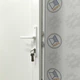 Двери INOKS входные уличные металлопластиковые модель INOX 36+скло 950х2050 белый - изображение 4