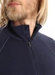 Термофутболка Icebreaker 260 Zone LS Half Zip Midnight-Navy S (1052-104 361 078 S) - изображение 2