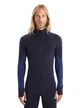 Термофутболка Icebreaker 260 Zone LS Half Zip Midnight-Navy S (1052-104 361 078 S) - изображение 5