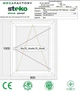 Окно Steko 800х1000 мм 3-стекла+аргон, правое - изображение 2