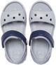Кроксы сандалии детские Crocs Crocband Light Grey/Navy 23 - изображение 2