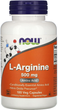 L-аргинин Now Foods L-Arginine 500 мг 100 капсул (ARE-576230) - изображение 1