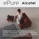 Телефон бездротовий DECT Alcatel ePure Premium чорний з автовідповідачем блокуванням викликів графічним дисплеєм та функцією Hands-Free - зображення 3
