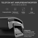 Телефон бездротовий DECT Alcatel ePure Premium чорний з автовідповідачем блокуванням викликів графічним дисплеєм та функцією Hands-Free - зображення 6