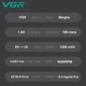 Триммер VGR V-998 GREEN, 4 насадки, LED display универсальный прибор для стрижки волос, бороды и усов, подходящий как для домашних пользователей, так и для профессионального ухода. - изображение 5