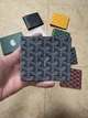 Кошелек Goyard серого цвета 11 × 9,7 см - изображение 2