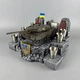 Подарунковий набір штоф ручної роботи "Leopard 2A6" | Металева фляга 300 мл + стопки PA_1055_1 - зображення 2