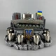 Комплект рюмок для водки "БМП-1" | Металлическая фляга 300 мл + стопок PA_1013_1 - изображение 2