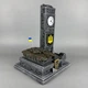 Статуэтка из гипса декоративная с танком "Т-72Б" ручной работы | Встроенные часы PA_1139 - изображение 3