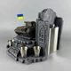 Подарункові штофи з годинником і танком "Т-80" | Металева фляга 300 мл + стопки PA_1089_1 - зображення 4
