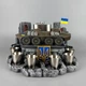 Набор для виски штоф со стопками и флягой "БТР-70" | Декор для офиса, кабинета, дома PA_1229_1 - изображение 2