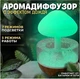 Увлажнитель воздуха гриб ночник аромадиффузор для дома комнаты офиса портативный на аккумуляторе ультразвуковой с эффектом дождя подсветкой увлажнители ночники для детей (0110) - изображение 1