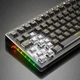 Геймерська бездротова (Bluetooth + 2,4G) клавіатура з Hot-swap AULA F98 Pro RGB, Transparent Keycaps, 99 Key, УКР/АНГЛ Black/Чорна (F98PROTB) - изображение 6