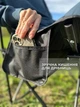 Складне крісло павук для кемпінгу та туризму Quest 69х45×65см з кишенею Чорний - зображення 9