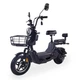 Электроскутер Двухместный Crosser CR2 (800W, 60V, 24ah графеновые АБК) Черный - изображение 1