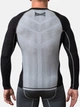 Компрессионная футболка Air Motion Long Sleeve Black Grey M Цвет Серый (501007-182-M) - изображение 2
