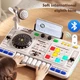 Музична установка DJ Mixer пульт діджея, bluetooth, акумулятор 3.7 V, USB кабель, піаніно, запис, мікрофон (8 D 8 B) - зображення 2