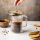 Скляна кавоварка та чайник заварник Klausberg Kb7761 French Press 1000 мл для 8 чашок кави чи чаю 1 літр френч прес - изображение 8