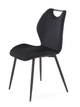 Krzesło do kuchni i salonu Halmar K569 czarne (5905248135246) - obraz 1