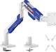 Настільне кріплення для монітора GamePro MAG701WBL з газліфтом 24-57" 2~30kg White & Blue - зображення 1