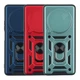Чехол накладка Guard Shield Armor с кольцом для Xiaomi Redmi 14C 4G/Poco C75 Red - изображение 2