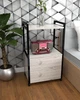 Тумба на колесах в стиле лофт EcoLoft Ритм DSP-1394-2 Дуб Кортона - изображение 3