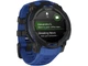 Смарт-годинник Garmin Instinct 3 45mm AMOLED Black with Blue Band (010-02936-03/43) - изображение 3