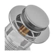 Донный клапан для раковины Koer PW-10-01 1 1/4'' без перелива автоматический СLICK-СLACK (Цвет хром - изображение 4