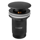 Донный клапан для раковины Koer PW-08-05 1 1/4'' без перелива автоматический СLICK-СLACK (Цвет черн - изображение 1