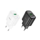 Зарядний пристрій Hoco C140A роз'єм USB 18W 5V/3A, QC3.0 адаптер швидка зарядка для телефону/смартфону White - зображення 2