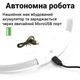 Універсальний світлодіодний миготливий LED нашийник з кольоровим підсвічуванням для собак з USB зарядженням Trox TR-35 Білий - зображення 3
