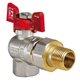 Кран с американкой 3/4" (Koer KR.228) угловой (KR0018) - изображение 1