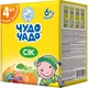Промо-упаковка соков Чудо-Чадо Яблоко и персик + Яблоко + Яблоко и груша + Яблоко и абрикос 200 мл х 4 шт (4820016255173) - изображение 1