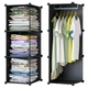 Пластиковый шкаф Storage Cube Cabinet МР 312-62А на 15 ячеек для одежды - изображение 5