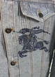 Джинсова Куртка Burberry EKD Blue Denim Jacket XL - изображение 5