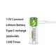 Аккумуляторная батарея Smartoools AA 1.5V Li-ion с USB Type-C 2600mWh (16233) - изображение 2