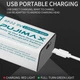Акумуляторна батарея Крона 9V (6F22/6LR61) з Type-C Li-ion 1200mAh, White (162280) - зображення 4