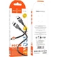 Кабель USB Hoco X109, Type-C to Lightning, PD27W, 3m, black - зображення 6